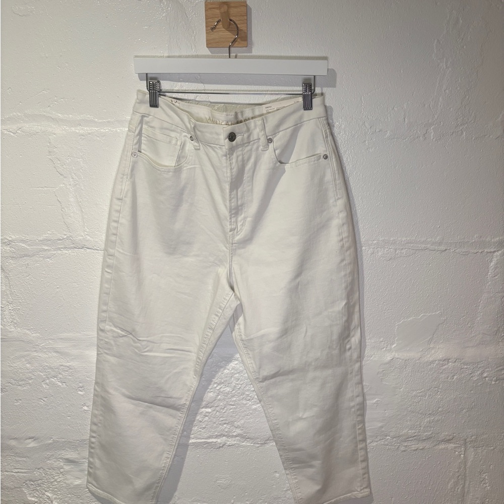 White High-Rise Curvy Mom Jean (x-Short)